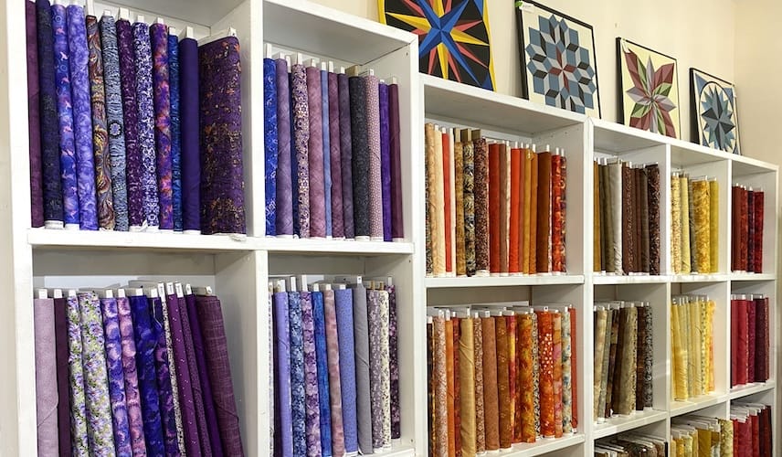 Fabric and Barn Quilts at Dark Star Fabrics